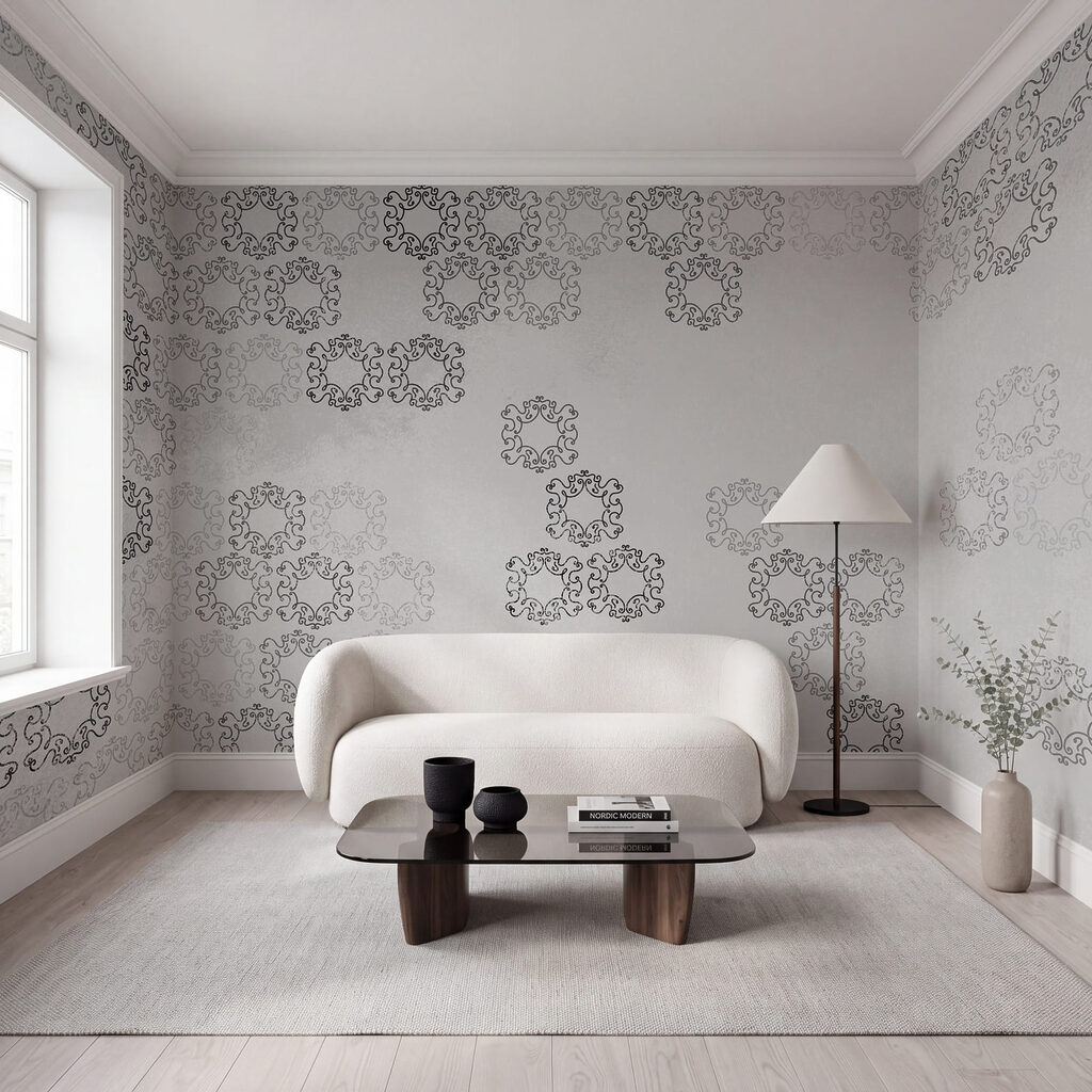 Spitzenrosetten in Gruppen — Interieur 1
