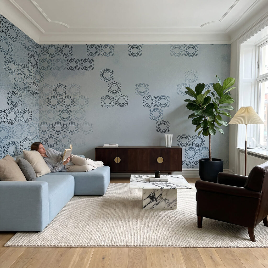 Spitzenrosetten in Gruppen — Interieur 3