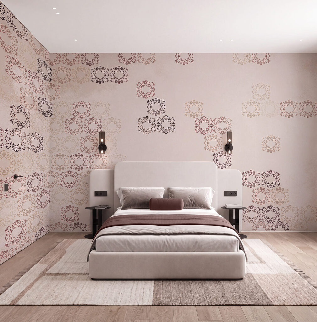 Spitzenrosetten in Gruppen — Interieur 2