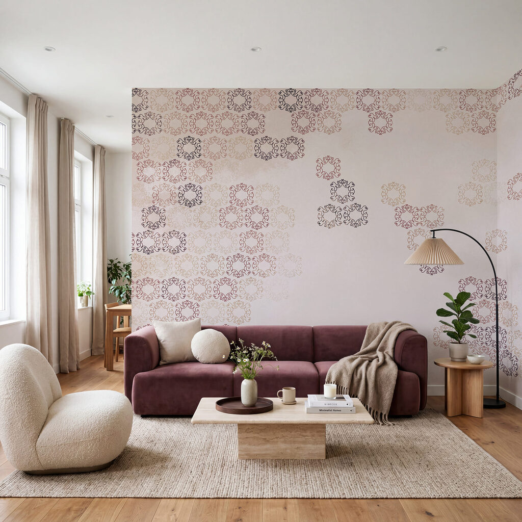 Spitzenrosetten in Gruppen — Interieur 3