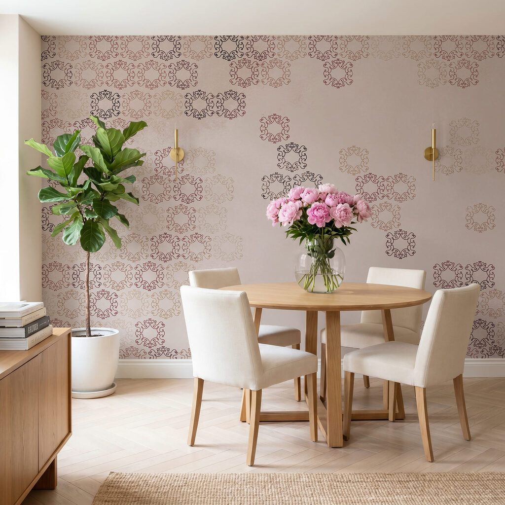 Spitzenrosetten in Gruppen — Interieur 1