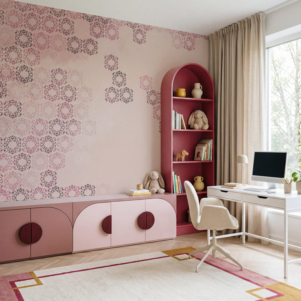 Spitzenrosetten in Gruppen — Interieur 3