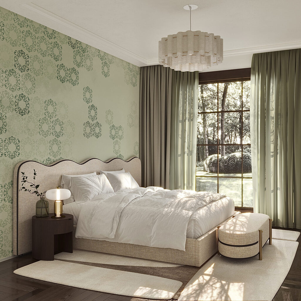 Spitzenrosetten in Gruppen — Interieur 2