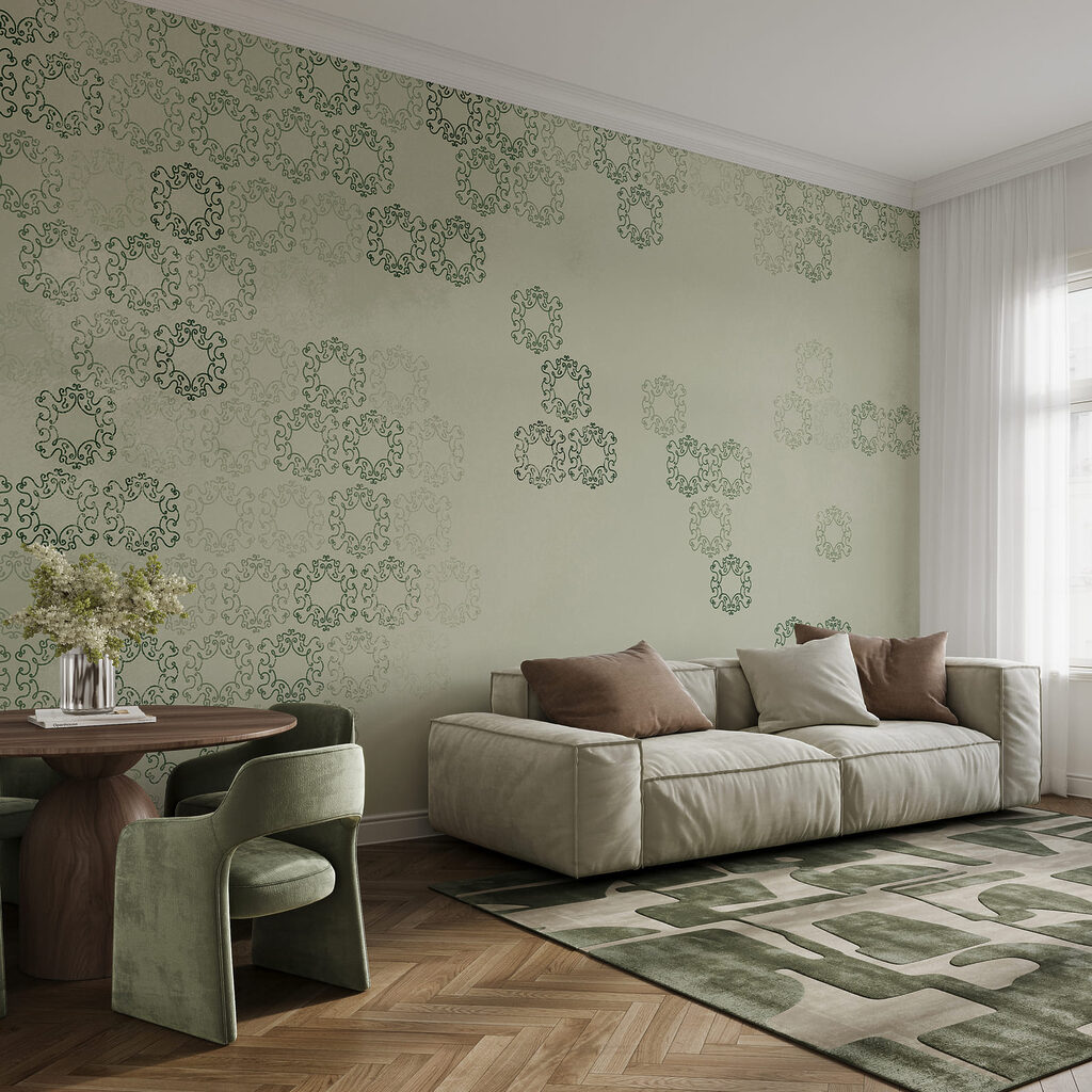 Spitzenrosetten in Gruppen — Interieur 3