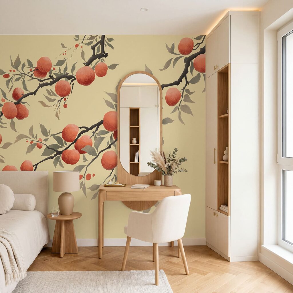Orangen an gebogenen Zweigen — Interieur 2