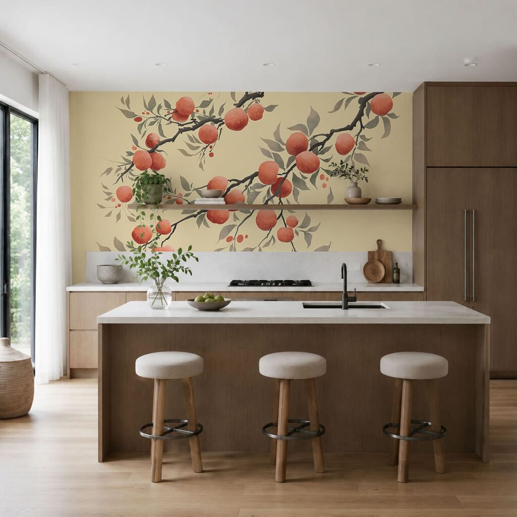 Orangen an gebogenen Zweigen — Interieur 3