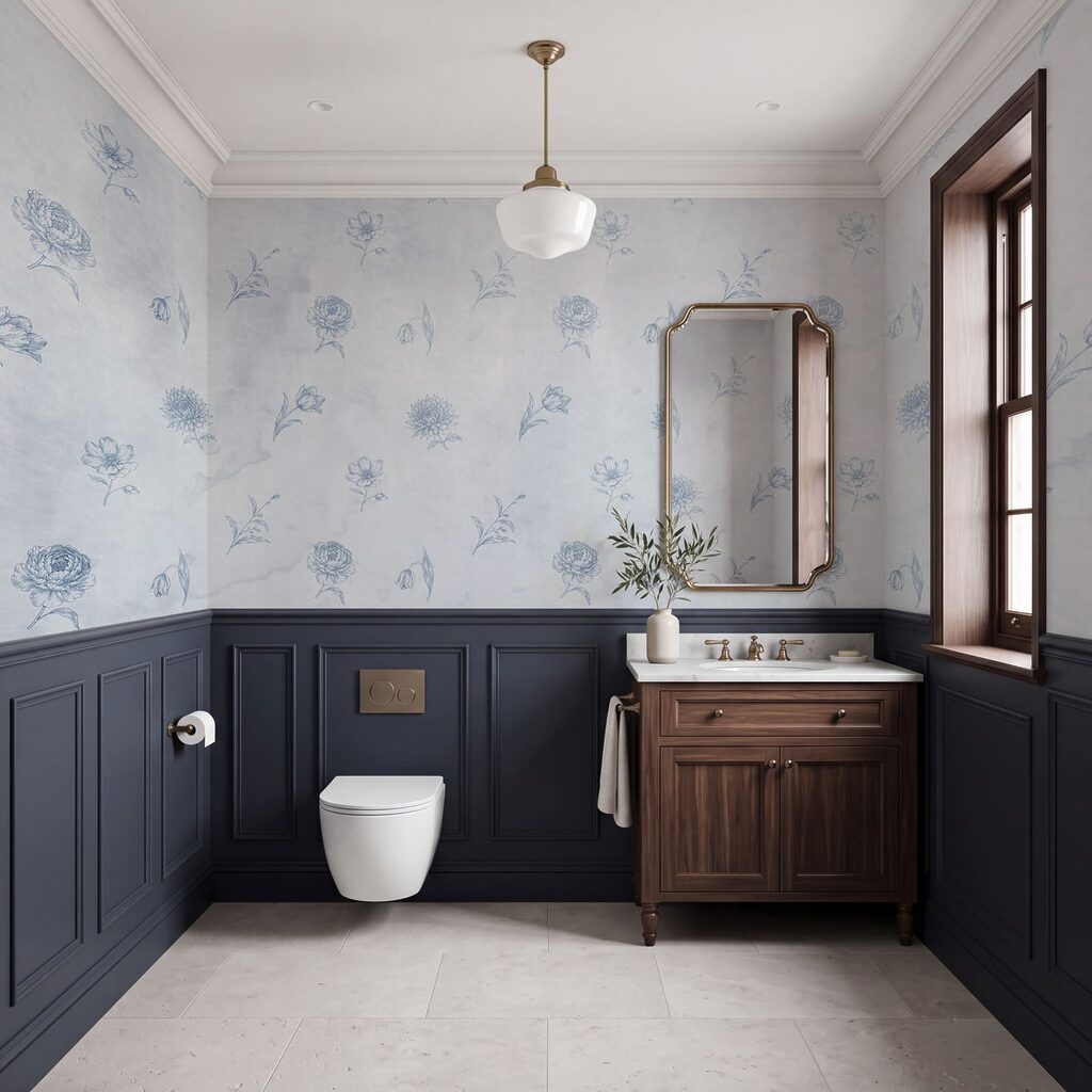 Blümchen auf verwitterter Farbe — Interieur 3