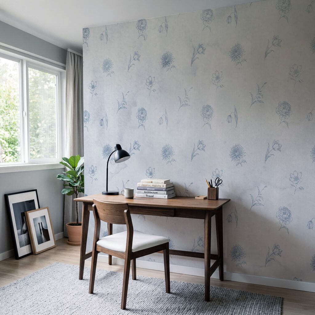 Blümchen auf verwitterter Farbe — Interieur 4