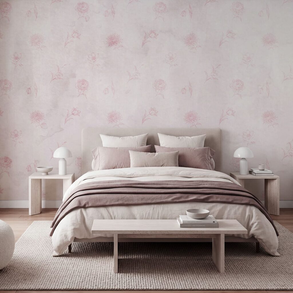 Blümchen auf verwitterter Farbe — Interieur 2