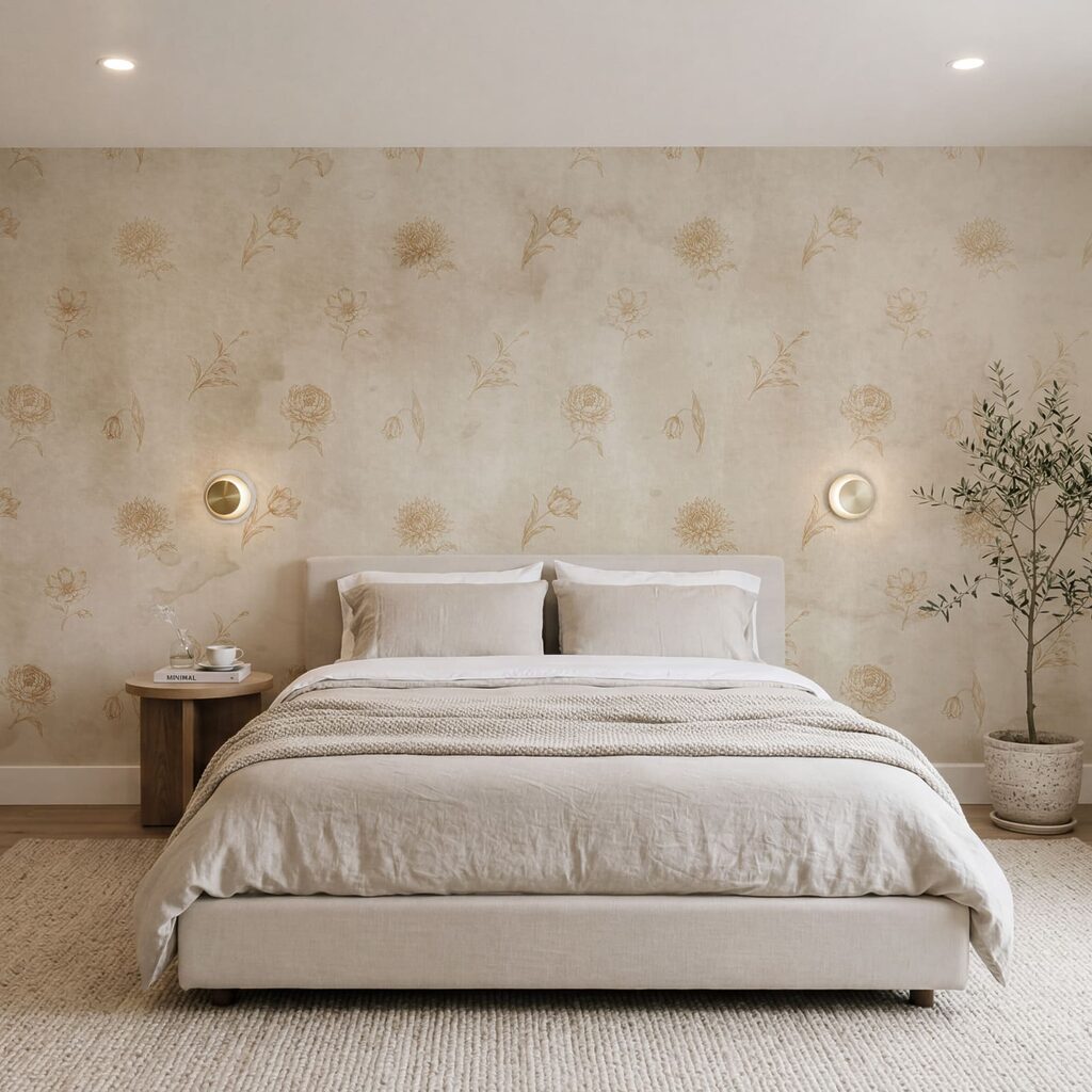 Blümchen auf verwitterter Farbe — Interieur 2