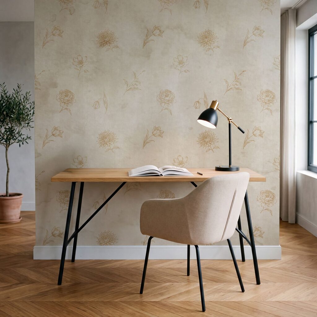 Blümchen auf verwitterter Farbe — Interieur 4