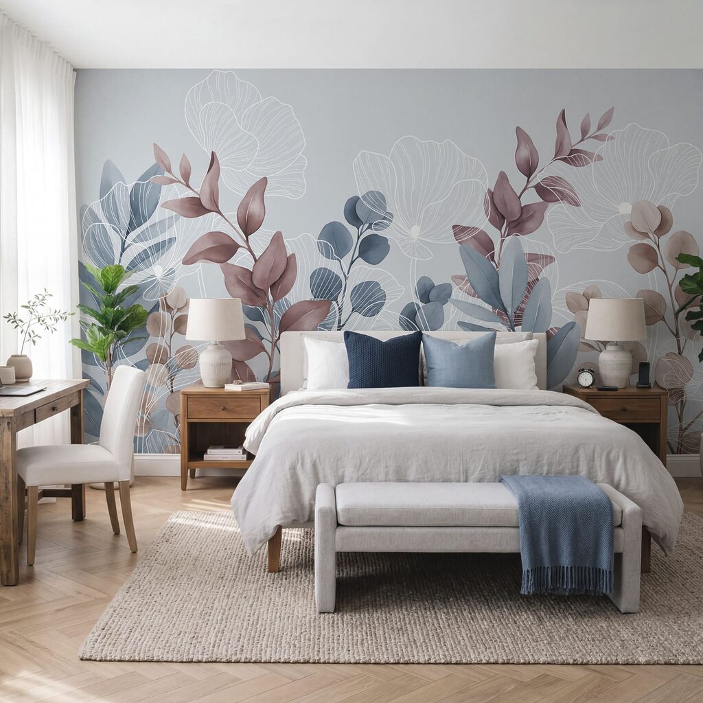Blätter mit weißen Adern — Interieur 2