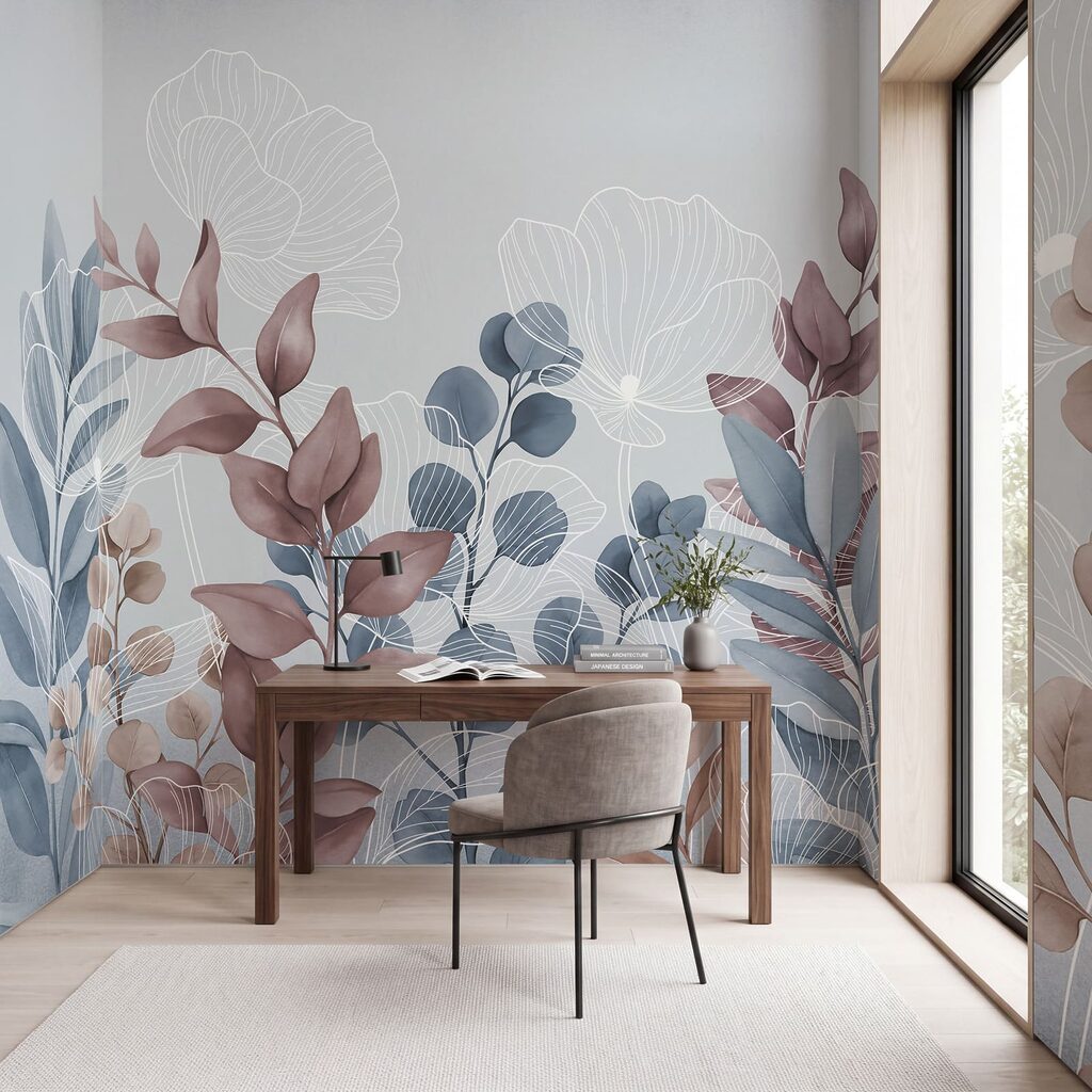 Blätter mit weißen Adern — Interieur 4