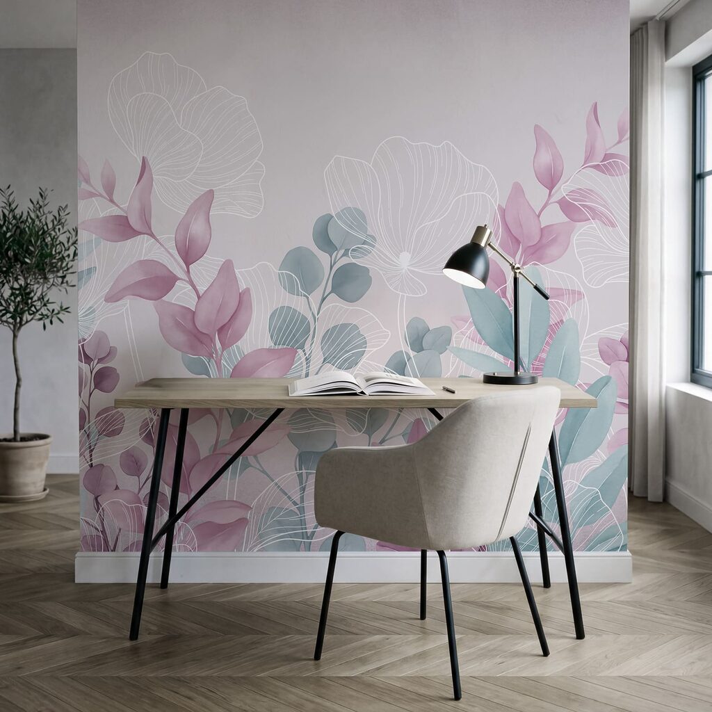 Blätter mit weißen Adern — Interieur 5