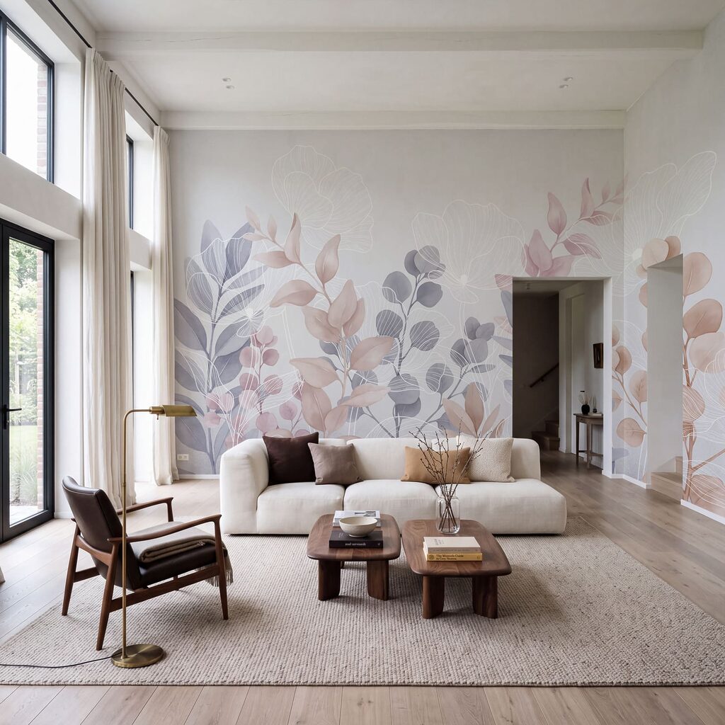 Blätter mit weißen Adern — Interieur 3