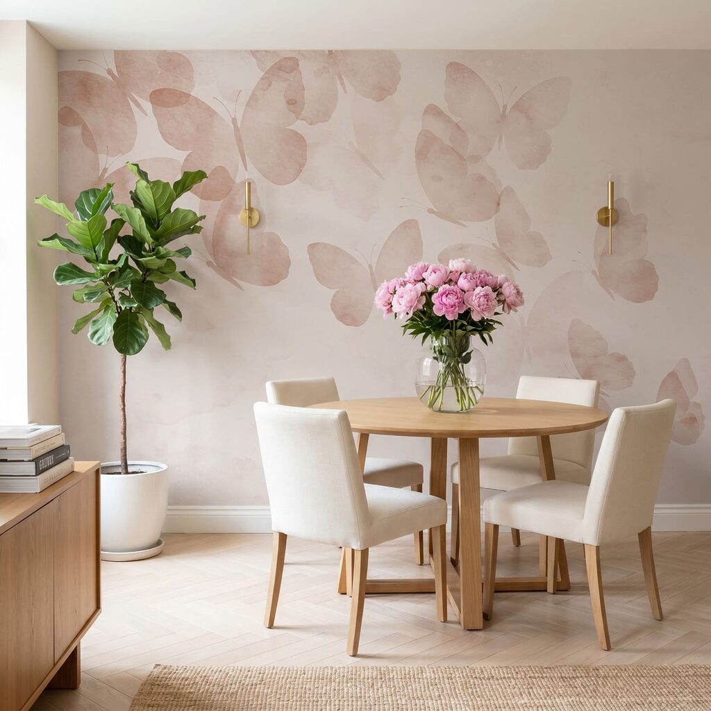 Schmetterlinge und Farbwolken — Interieur 3