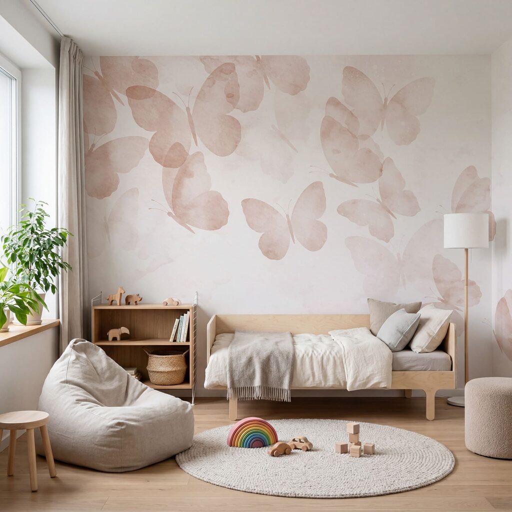 Schmetterlinge und Farbwolken — Interieur 4
