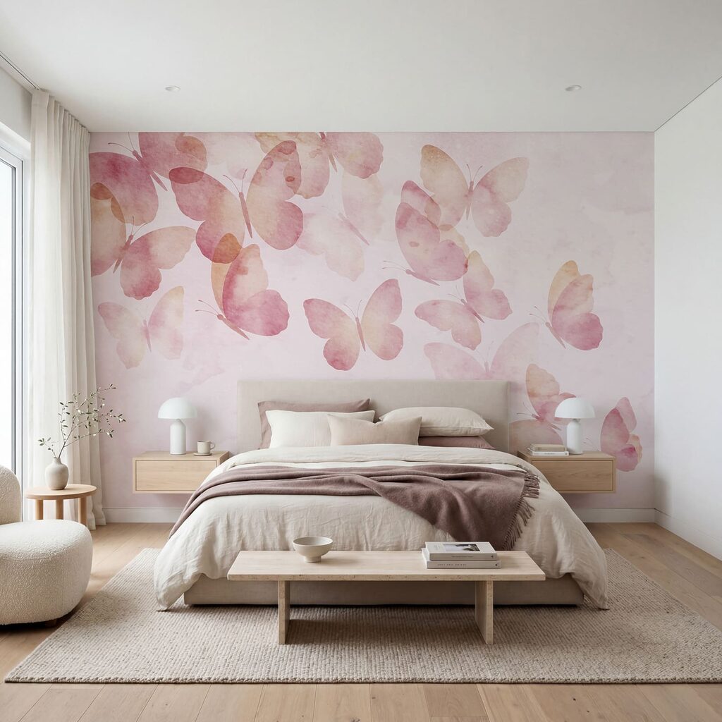 Schmetterlinge und Farbwolken — Interieur 1
