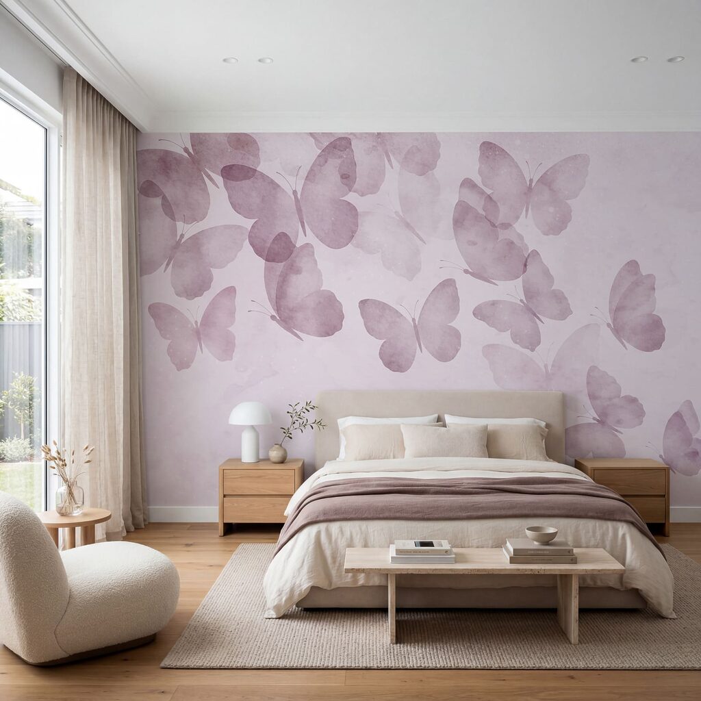 Schmetterlinge und Farbwolken — Interieur 1