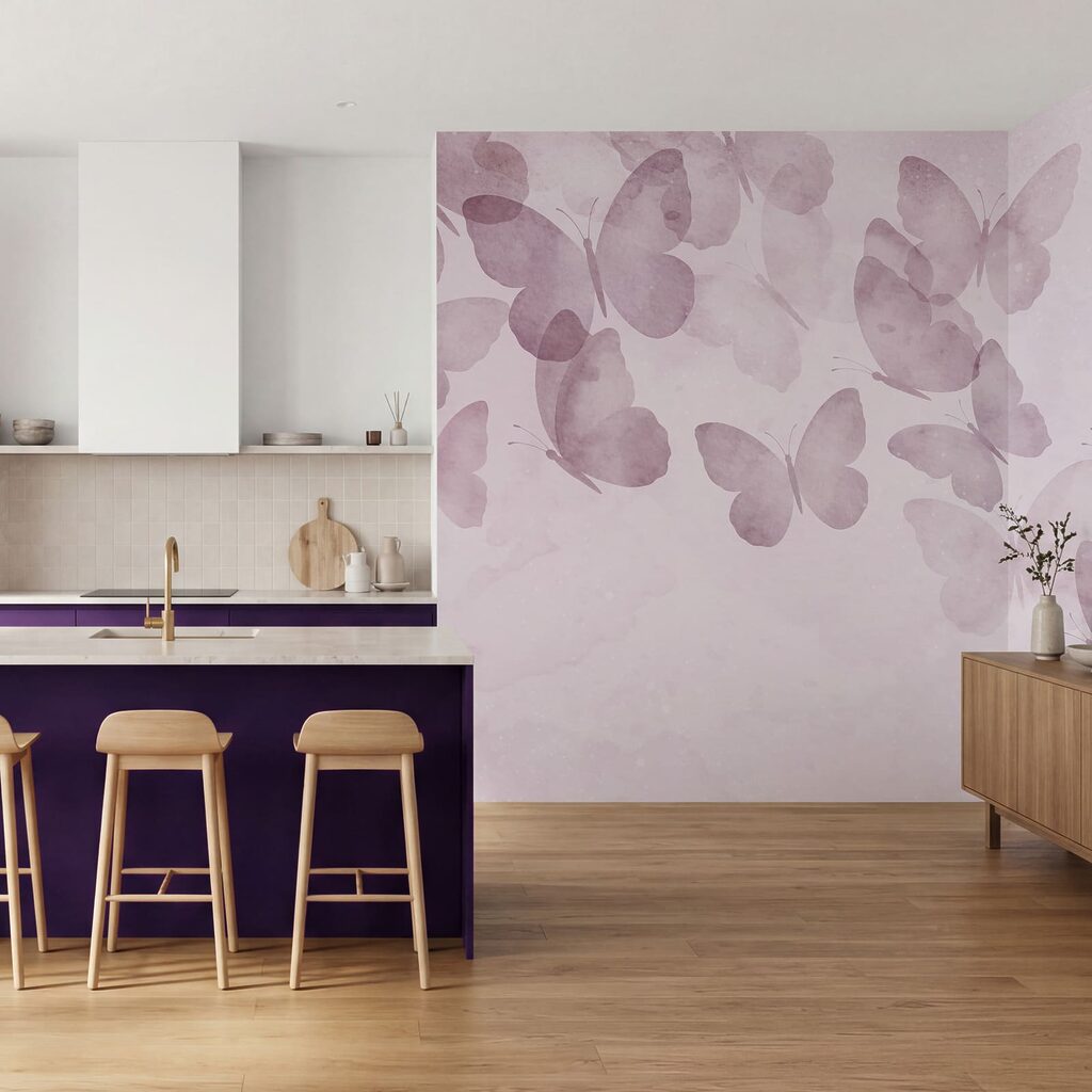 Schmetterlinge und Farbwolken — Interieur 3