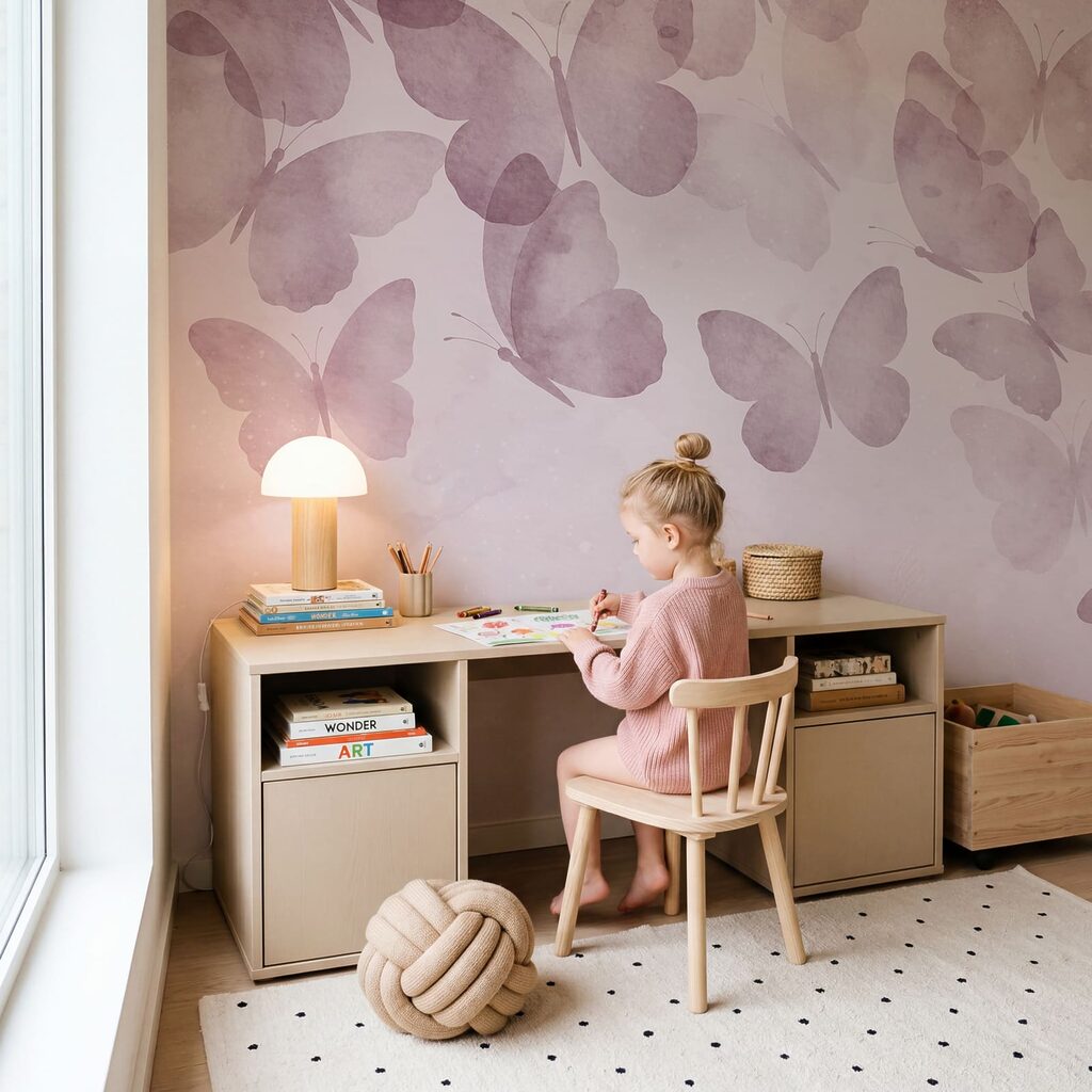 Schmetterlinge und Farbwolken — Interieur 4