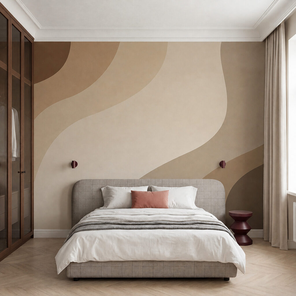 Breite geschwungene Bänder — Interieur 2
