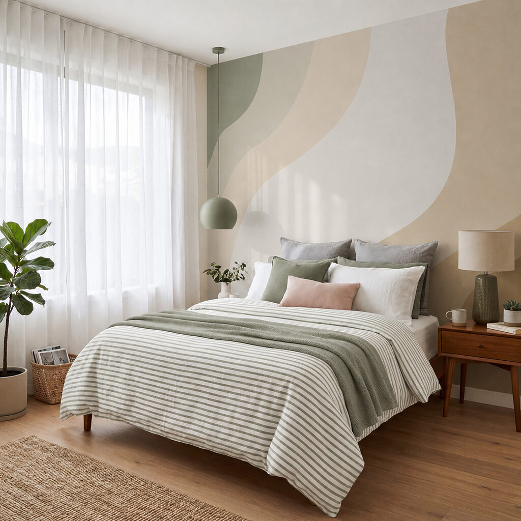 Breite geschwungene Bänder — Interieur 1