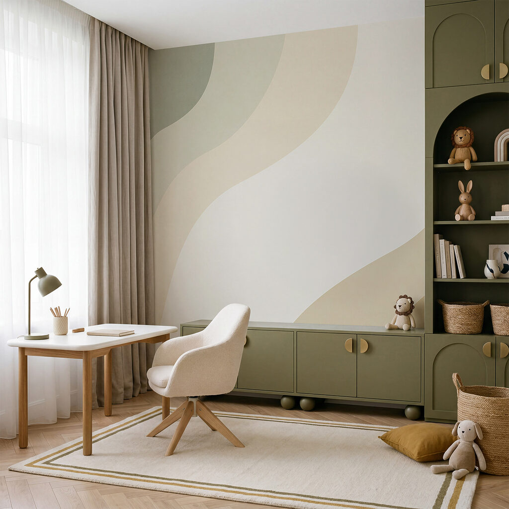 Breite geschwungene Bänder — Interieur 2
