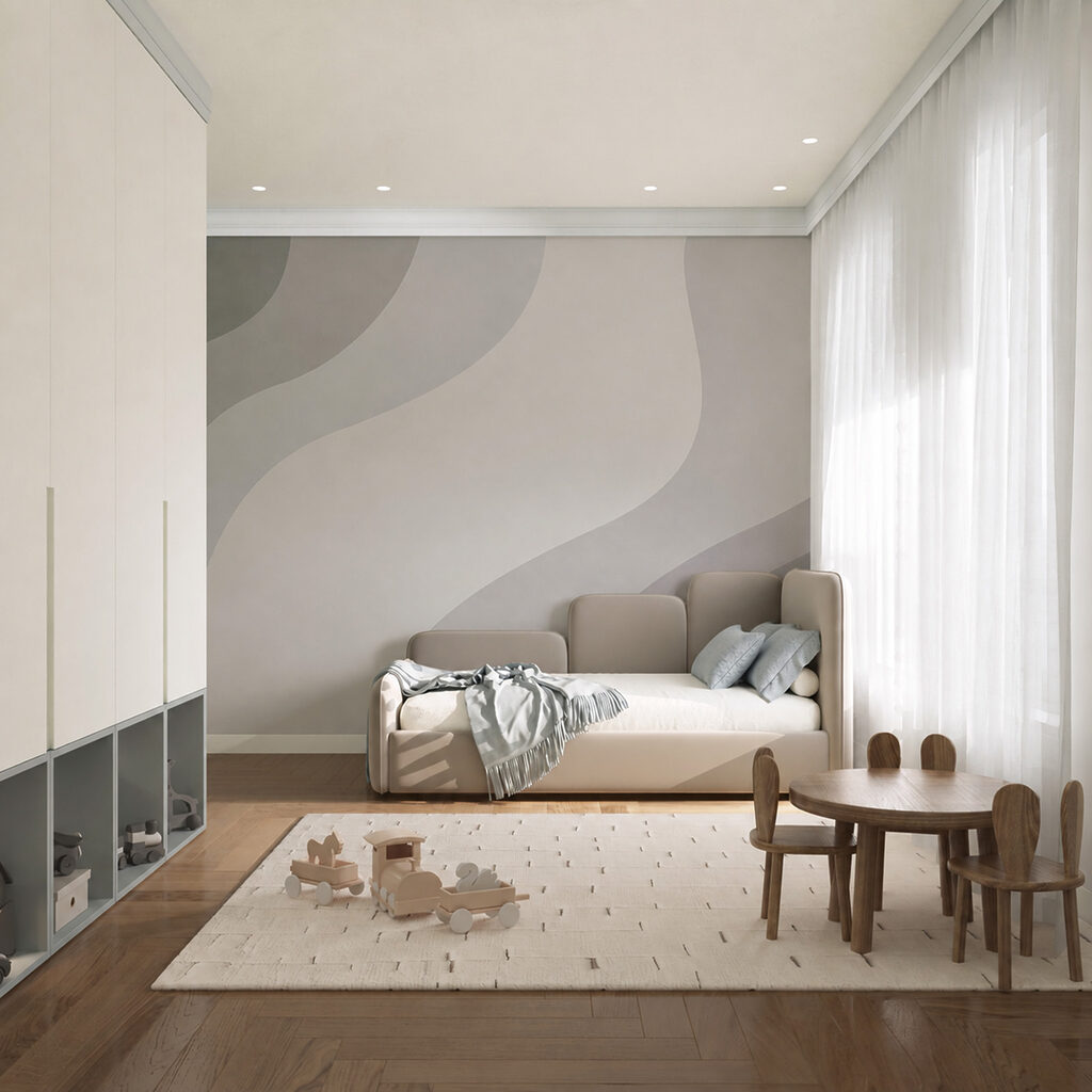 Breite geschwungene Bänder — Interieur 3