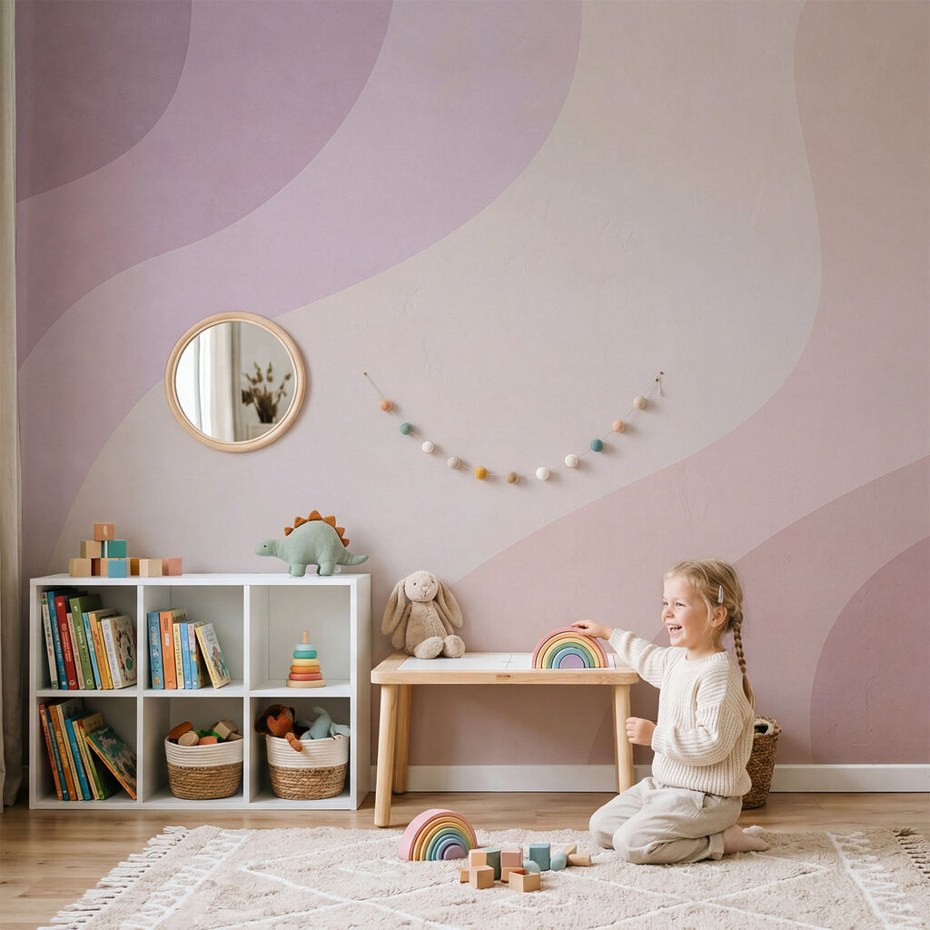Breite geschwungene Bänder — Interieur 1