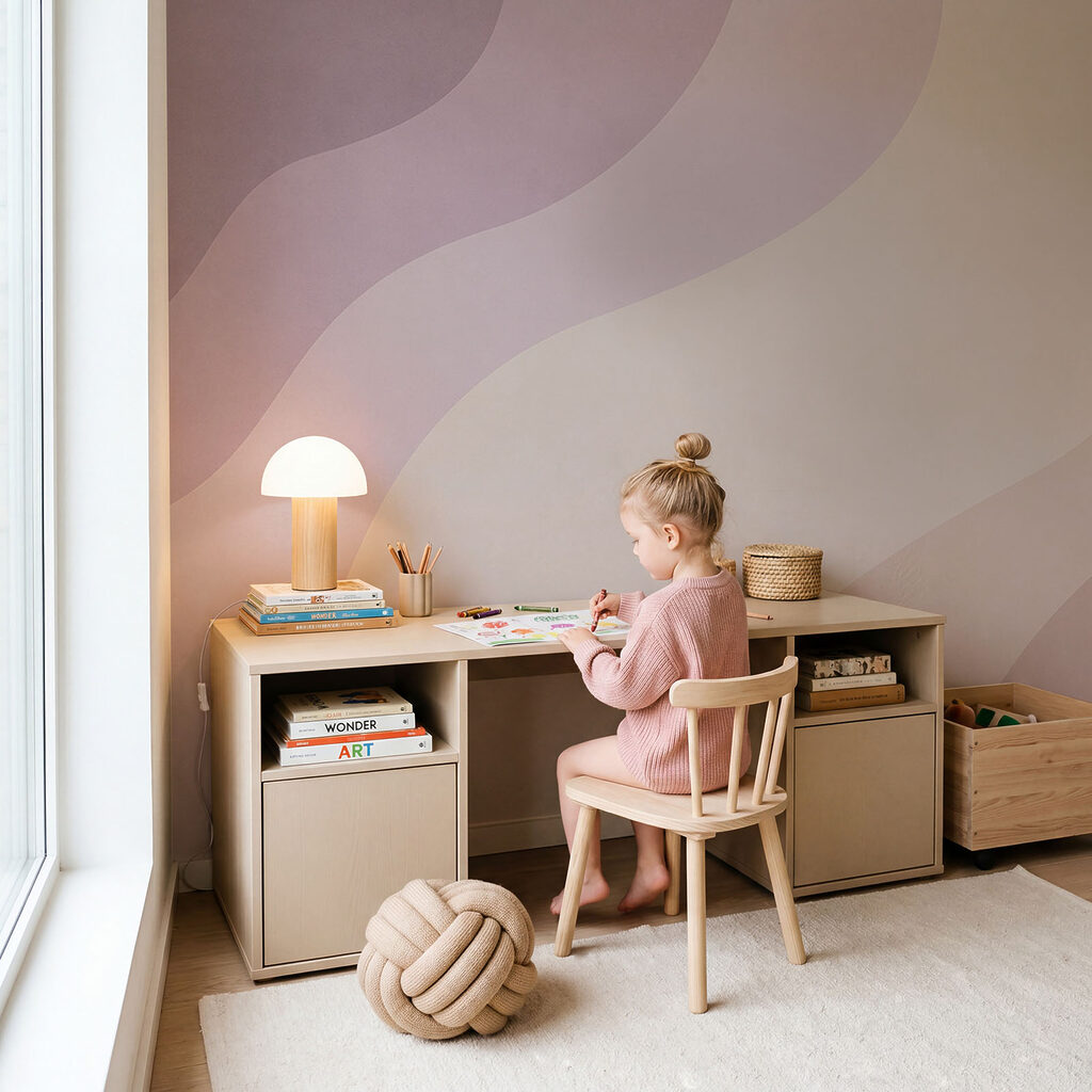 Breite geschwungene Bänder — Interieur 2