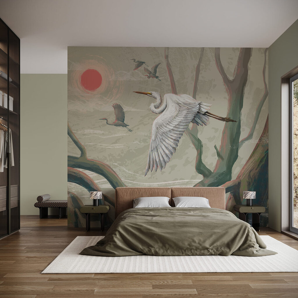 Flügel zwischen hohen Stämmen — Interieur 2