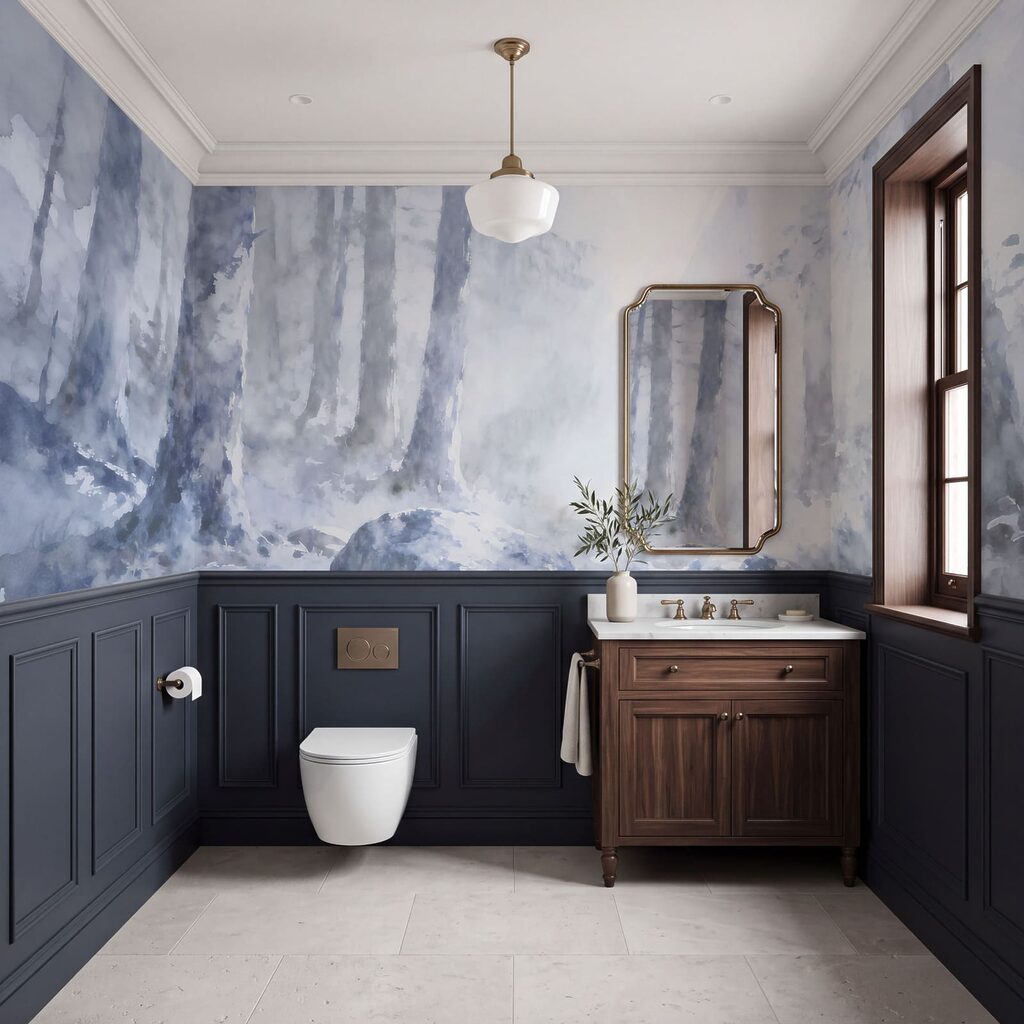 Waldbach mit runden Steinen — Interieur 3