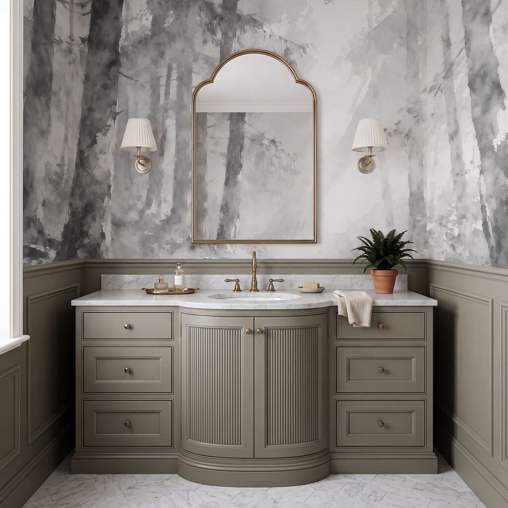Waldbach mit runden Steinen — Interieur 3
