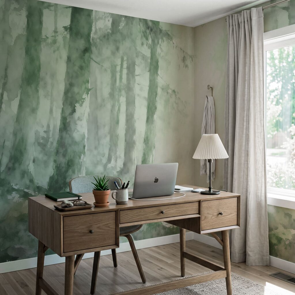 Waldbach mit runden Steinen — Interieur 3