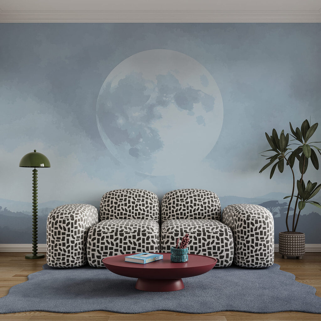 Mond über dem Wald — Interieur 1