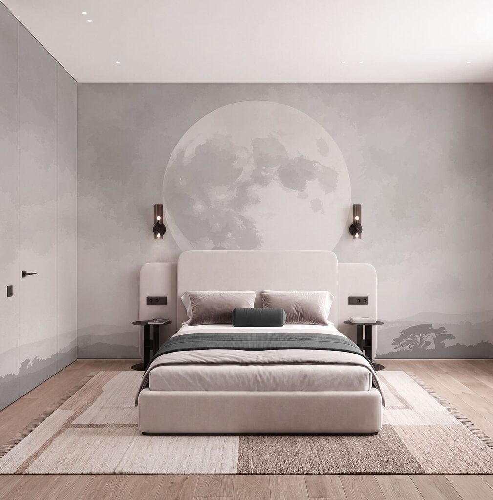 Mond über dem Wald — Interieur 1
