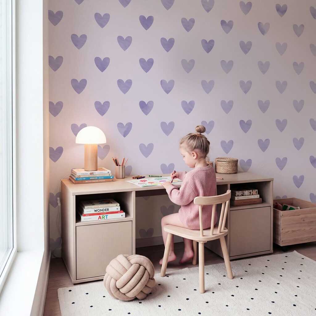 Kleine Herzchen in Reihen — Interieur 1