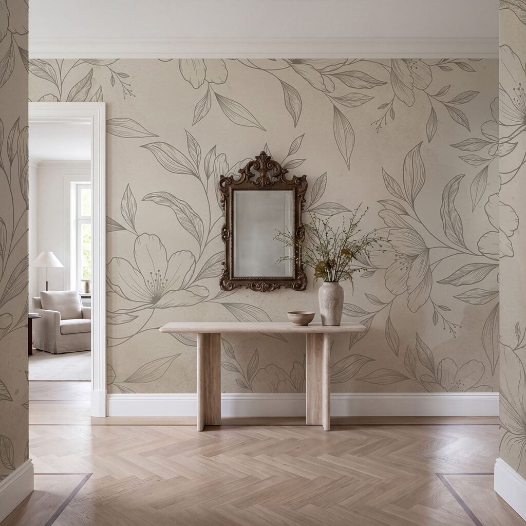 Fein gezeichnete Blüten — Interieur 3