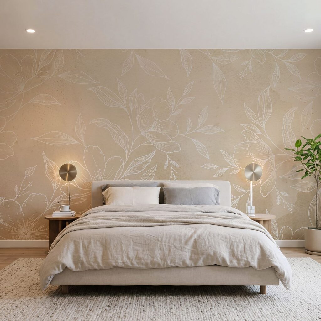 Fein gezeichnete Blüten — Interieur 2