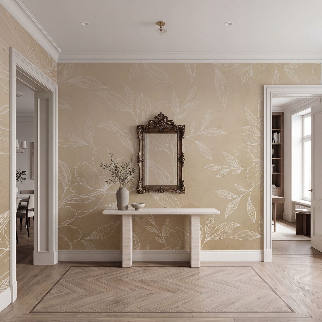 Fein gezeichnete Blüten — Interieur 3