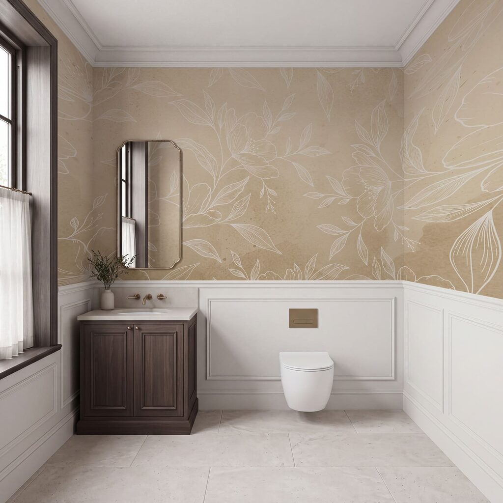 Fein gezeichnete Blüten — Interieur 5