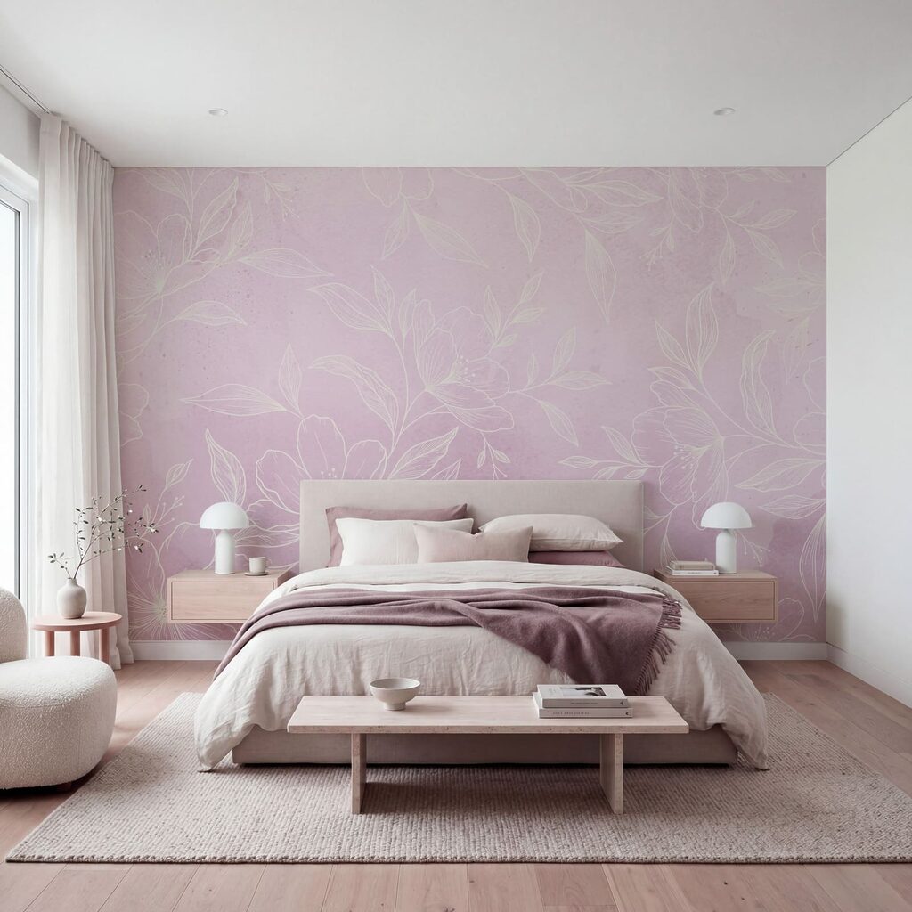 Fein gezeichnete Blüten — Interieur 1