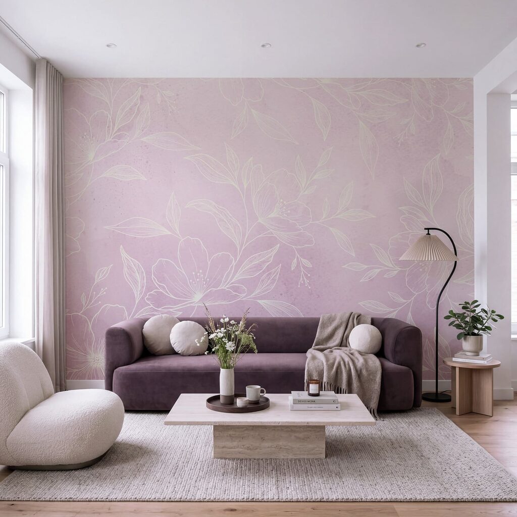 Fein gezeichnete Blüten — Interieur 2