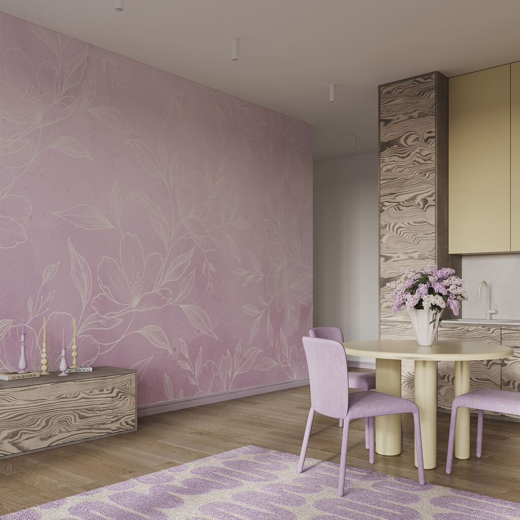 Fein gezeichnete Blüten — Interieur 3
