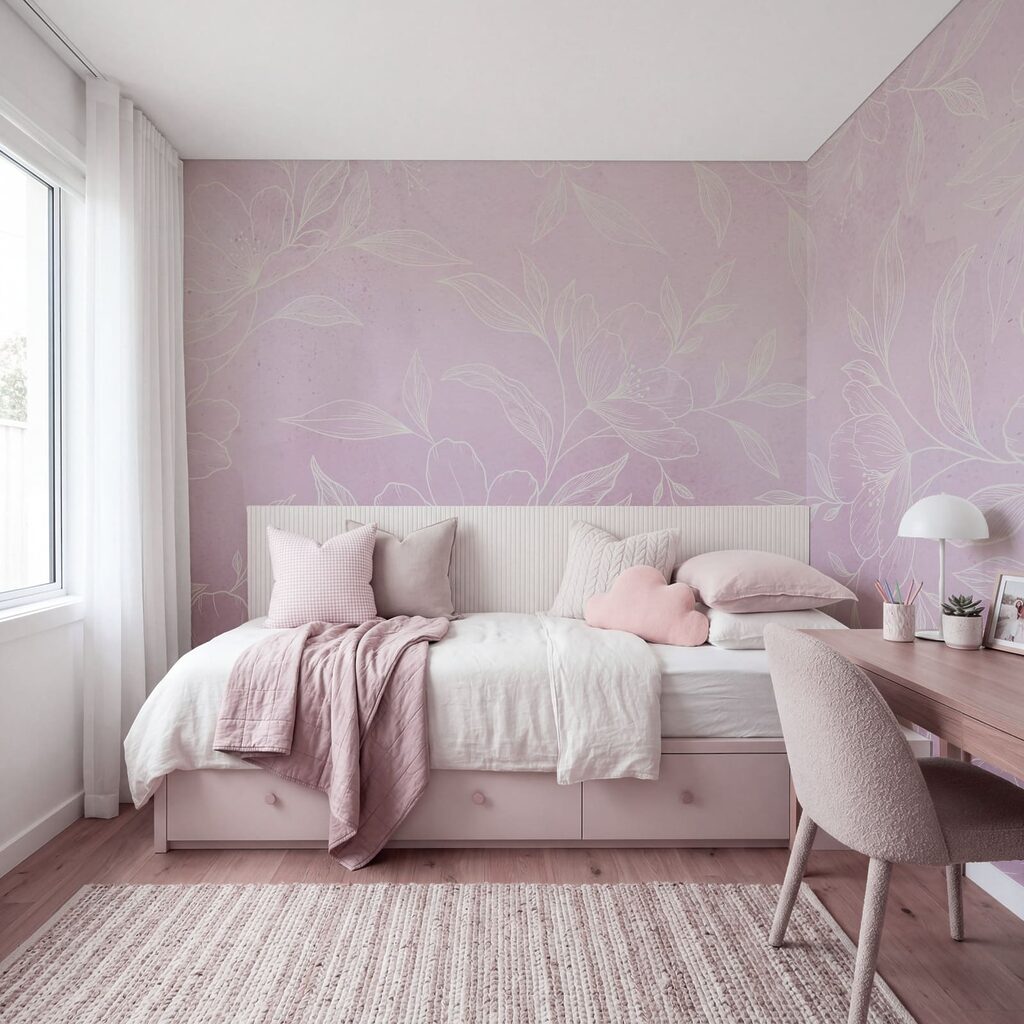 Fein gezeichnete Blüten — Interieur 4