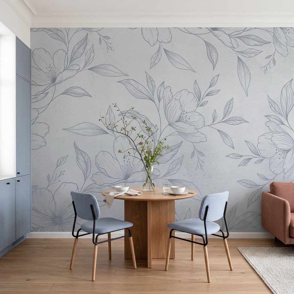 Fein gezeichnete Blüten — Interieur 3
