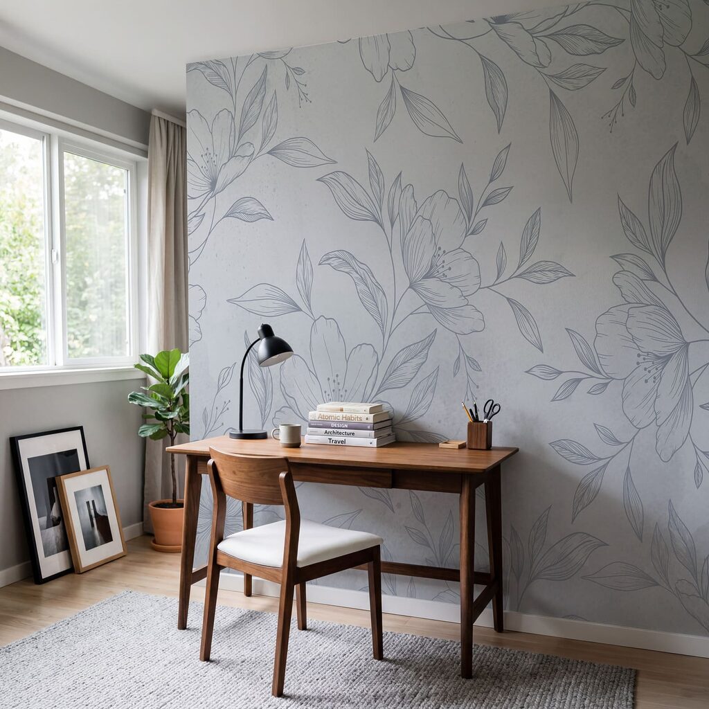 Fein gezeichnete Blüten — Interieur 4