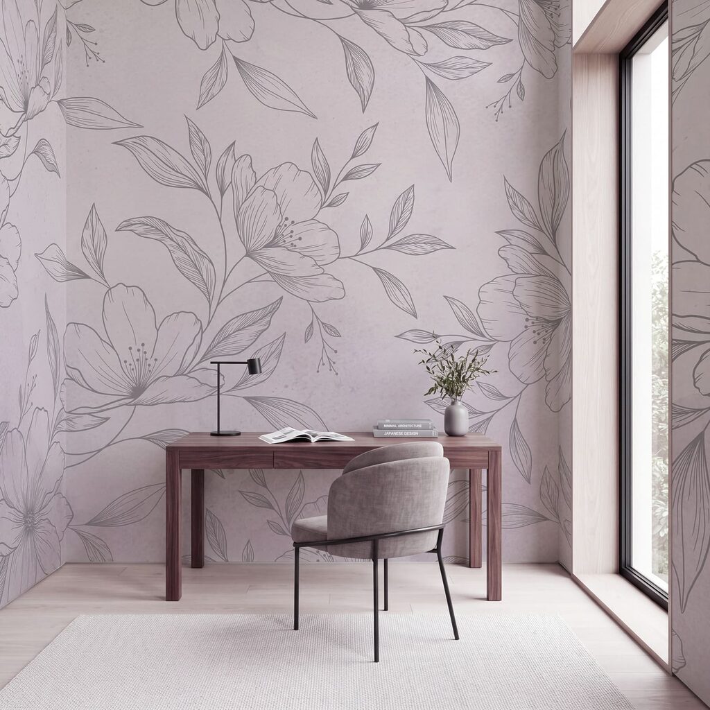 Fein gezeichnete Blüten — Interieur 3