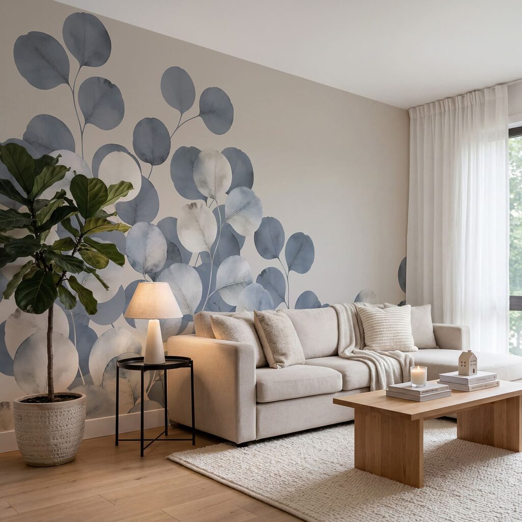 Runde Blätter in Schichten — Interieur 2
